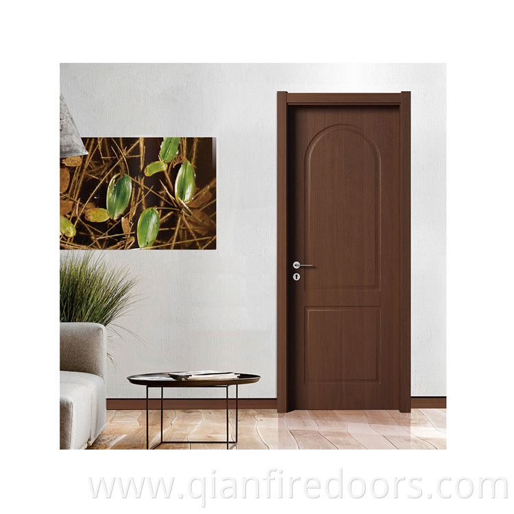 China new design fire rated hotel room exterior laminate main entry doors villa pivot interior door solid wooden